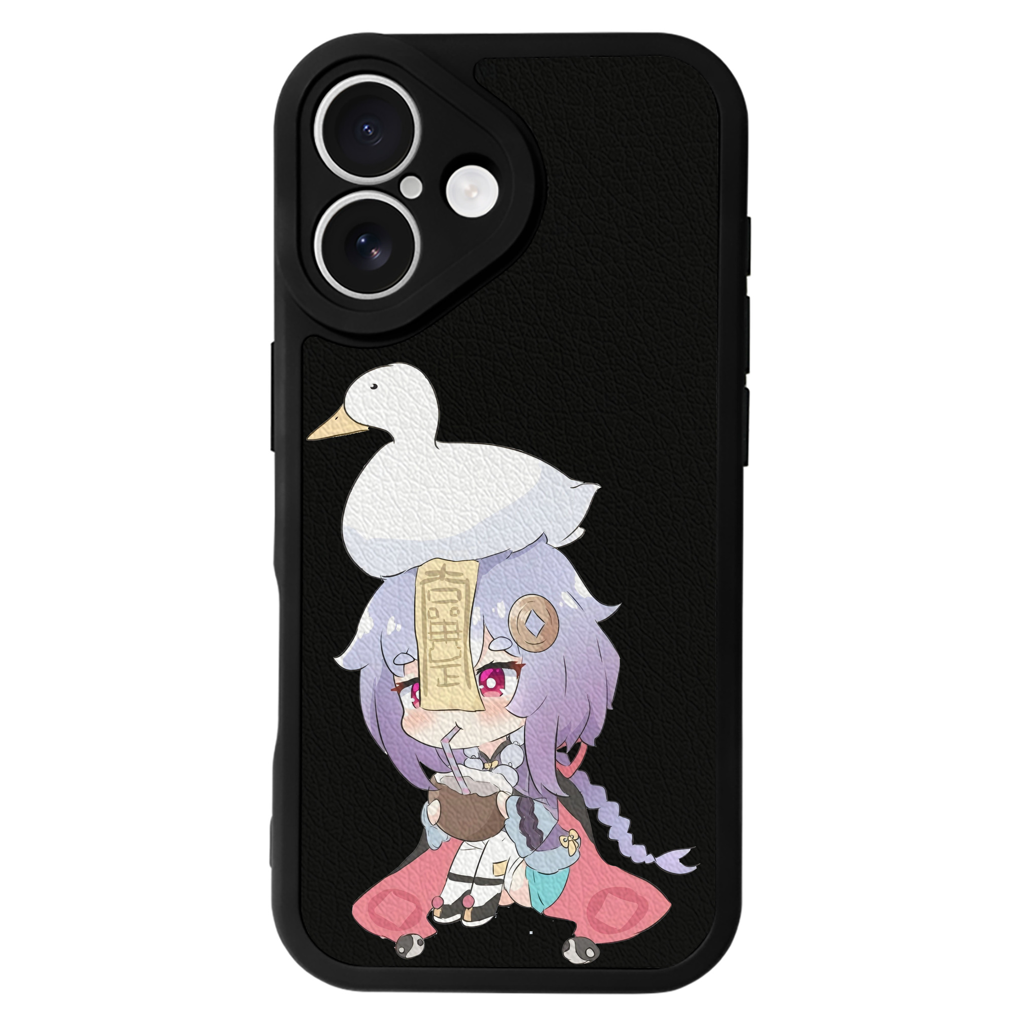 げんし神 七七 なな  genshin Nana 【iPhone 16シリーズ対応】シリコンスマホケース（レザー調） 材質：シリコン